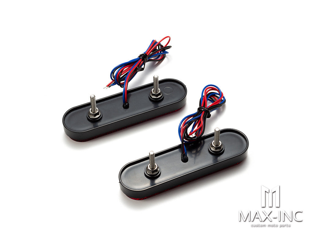Universal Oval Tail / Stop Lights - Red Lens