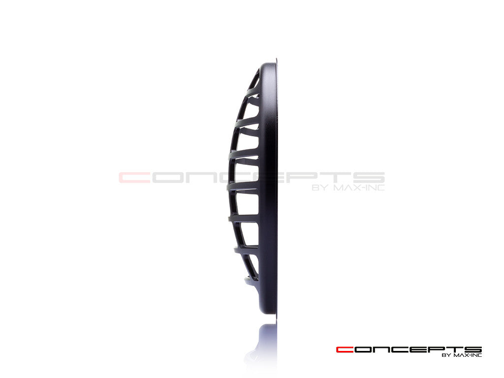 7" Atec Design Black CNC Aluminum Headlight Guard Cover