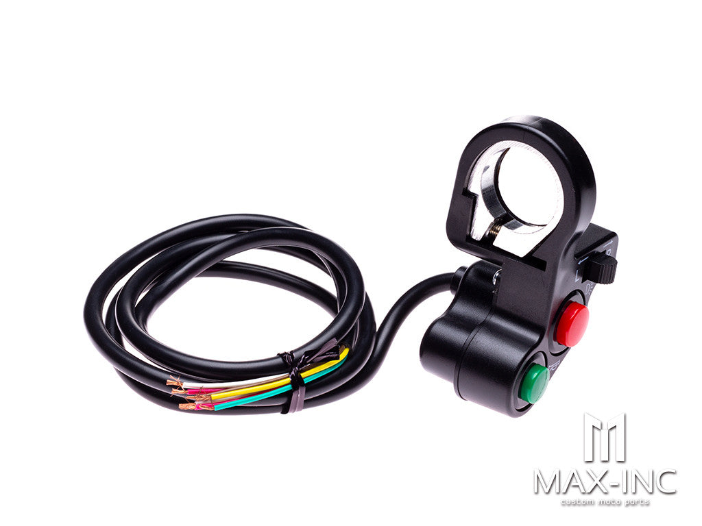 Universal Handlebar Mount Switch Combo - Headlight / Horn / Turn Signals - Fits 7/8"(22mm)