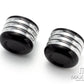 Motorcycle Front Axle Nut Covers Caps Aluminum Black Cut For Harley Sportster Touring Softail Dyna VRSC Fat Bob