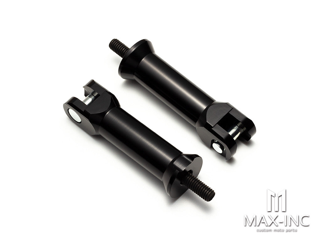 Motorcycle Passenger Foot Pegs Support Mount 2.25" Footrest Clevis Kit For Harley Softail Fatboy Heritage Softail FXST 2000-2006