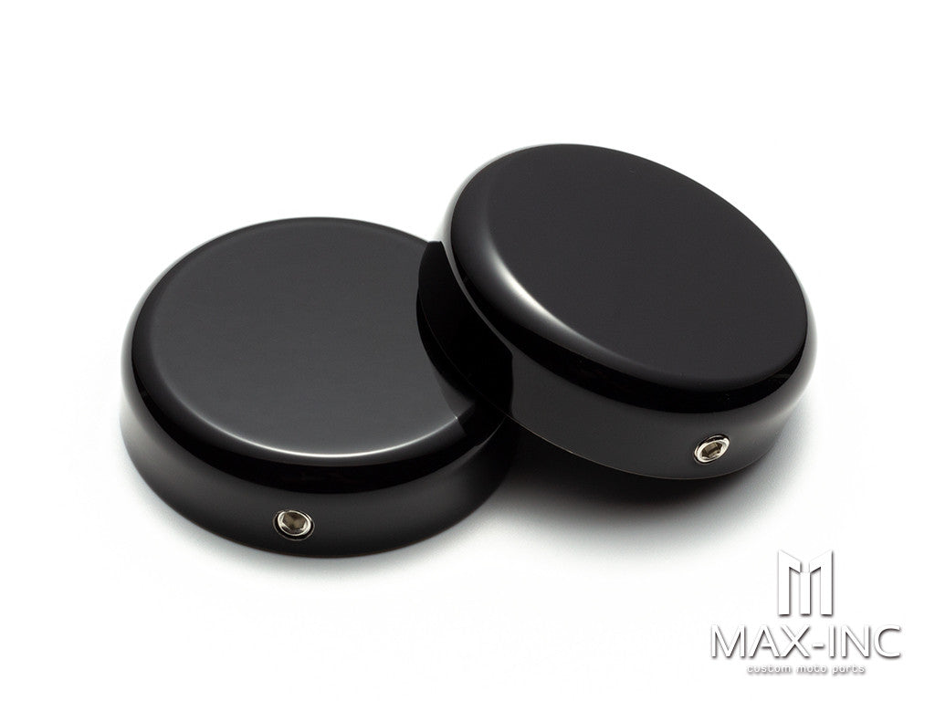 GLOSS BLACK UPPER FORK CAPS FOR HARLEY SOFTAIL STREET BOB 2018-2020 FXBB Model