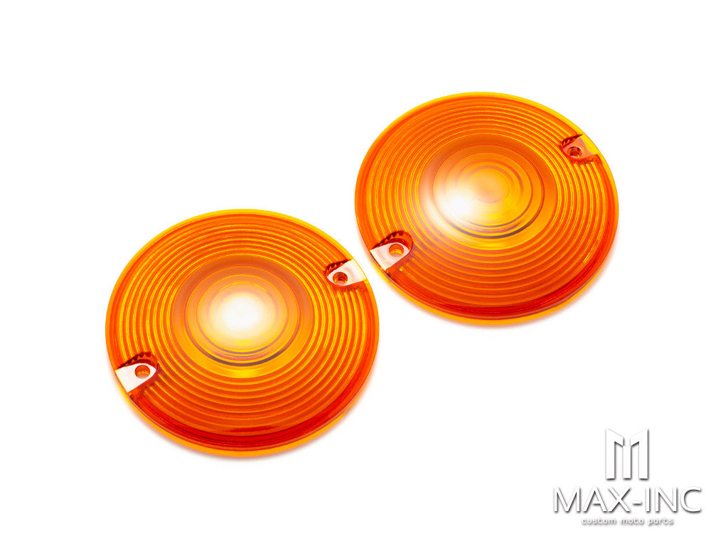 CHROME YELLOW Motorcycle Turn Signal Light Bezels Indicator Lens Trim Ring Visor Cover For Harley Sportster XL Softail Dyna Touring FLHR FL