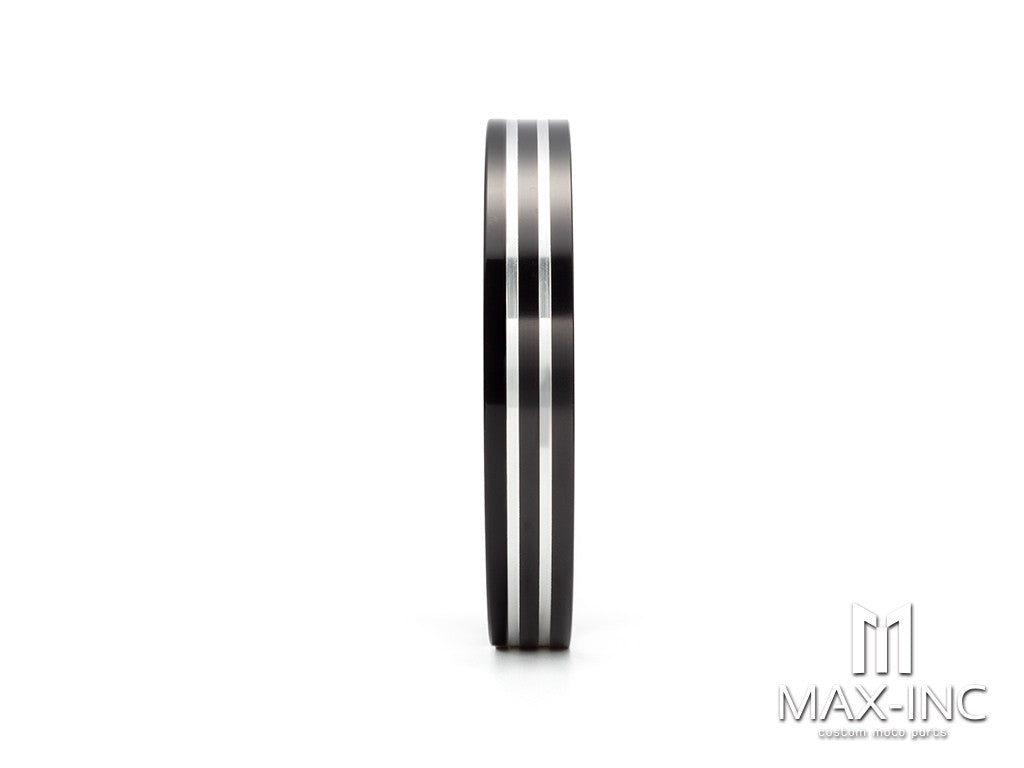 BLACK CUT Motorcycle Accessories Billet Speedometer Trim Bezel Cover For Harley Dyna Street Bob Low Rider Sportster XL 883 1200