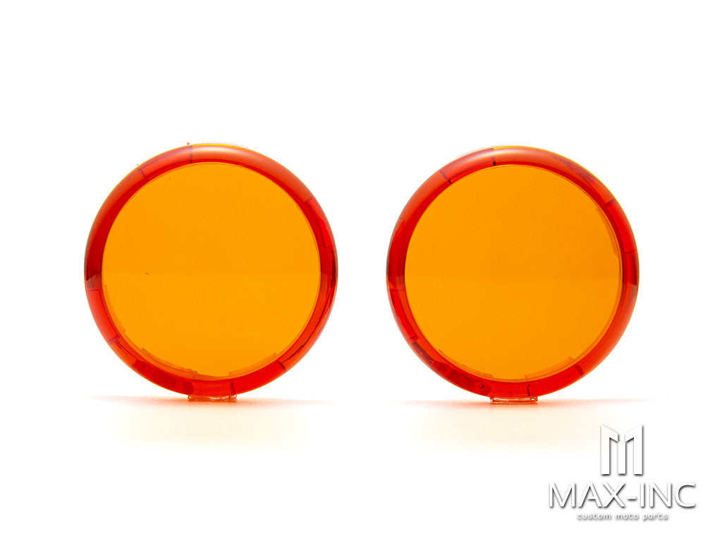Yellow Turn Signals Light Motorcycle Indicator Lens Cover For Harley Sportster 883 1200 Touring Road King Dyna Softail Heritage Fatboy