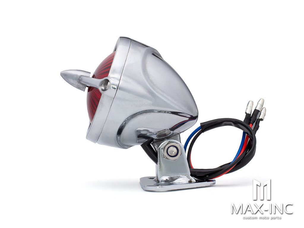 Polished Alloy Bobber LED Stop / Tail Light