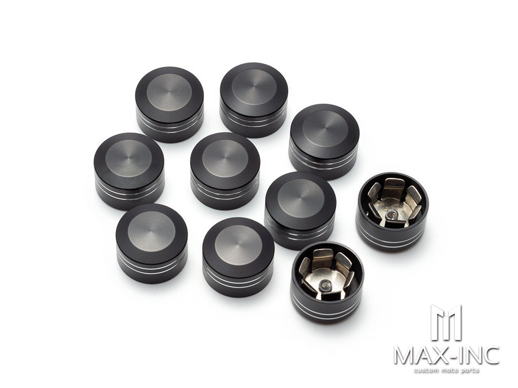 Motorcycle Bolt Cover Twin Cam Engine Motor Topper Head Screw Bolts Caps for Harley Sportster 883 Heritage Softail Dyna Touring 12.5mm size: fit 11mm-14.6mm bolts