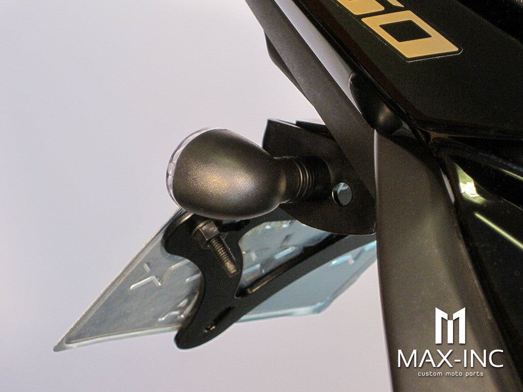 Black Mini Bubble Head LED Turn Signals / Indicators - Emarked
