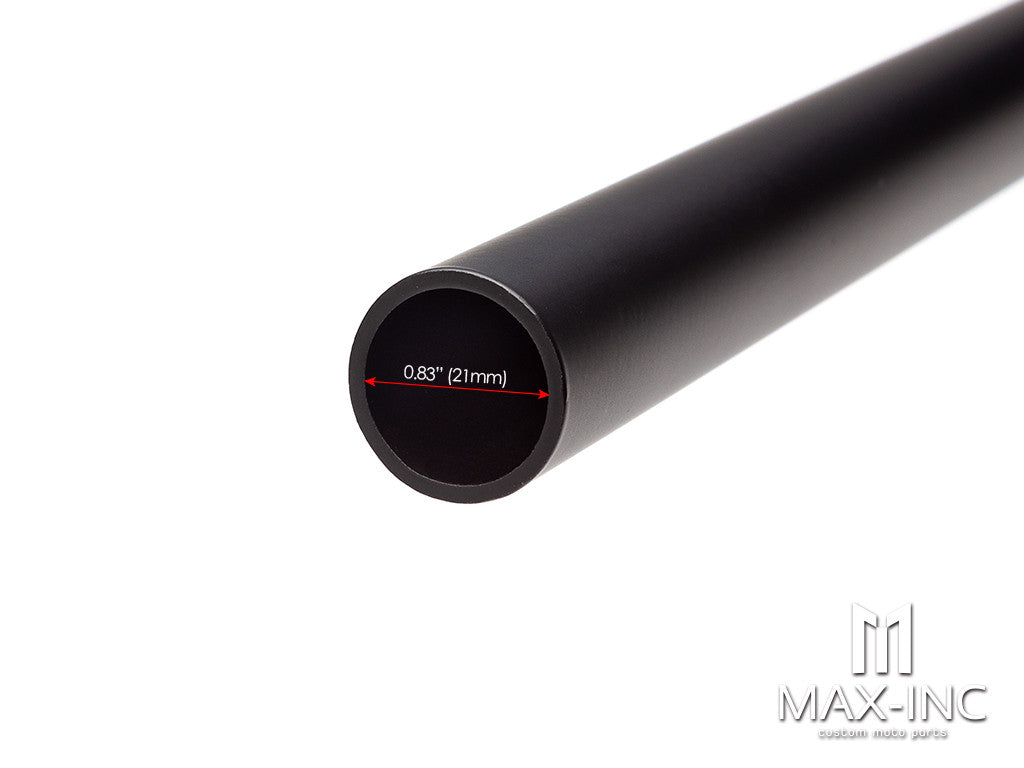 Matte Black Alloy Cafe Racer Drag Bars - 1" (25mm)