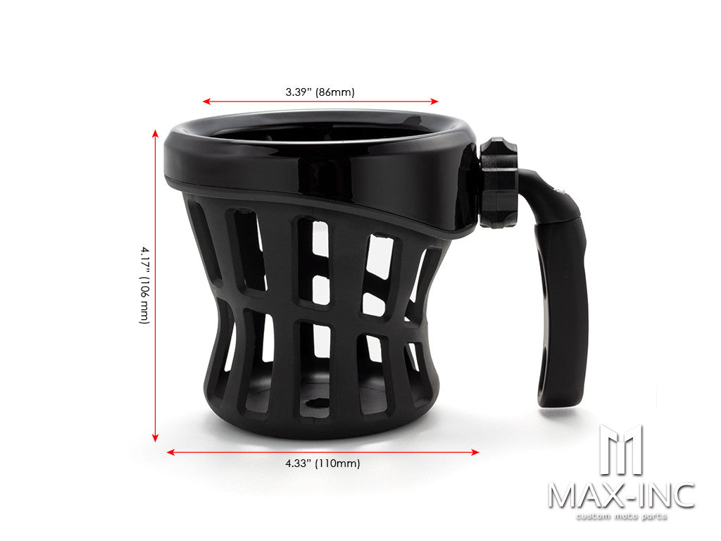 Handlebar Mounted Drink Cup Driver Drink cup Holder For Harley Road King Electra Glide Sportster Dyna Softail 1996-UP