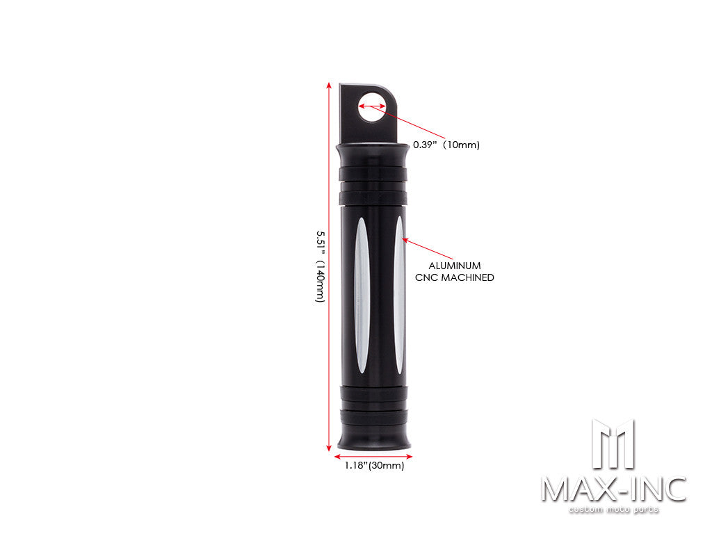 Black Cut Harley XL883 1200 X48 Modified Pedal