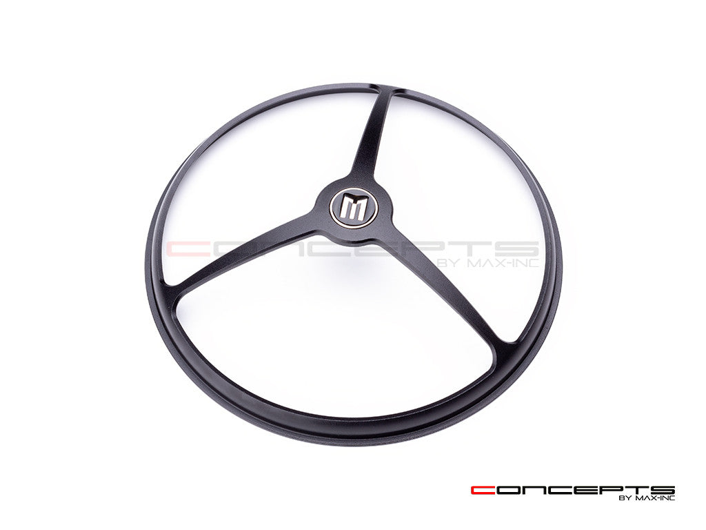 5.75" Tri-Benz Design Black CNC Aluminum Headlight Guard Cover