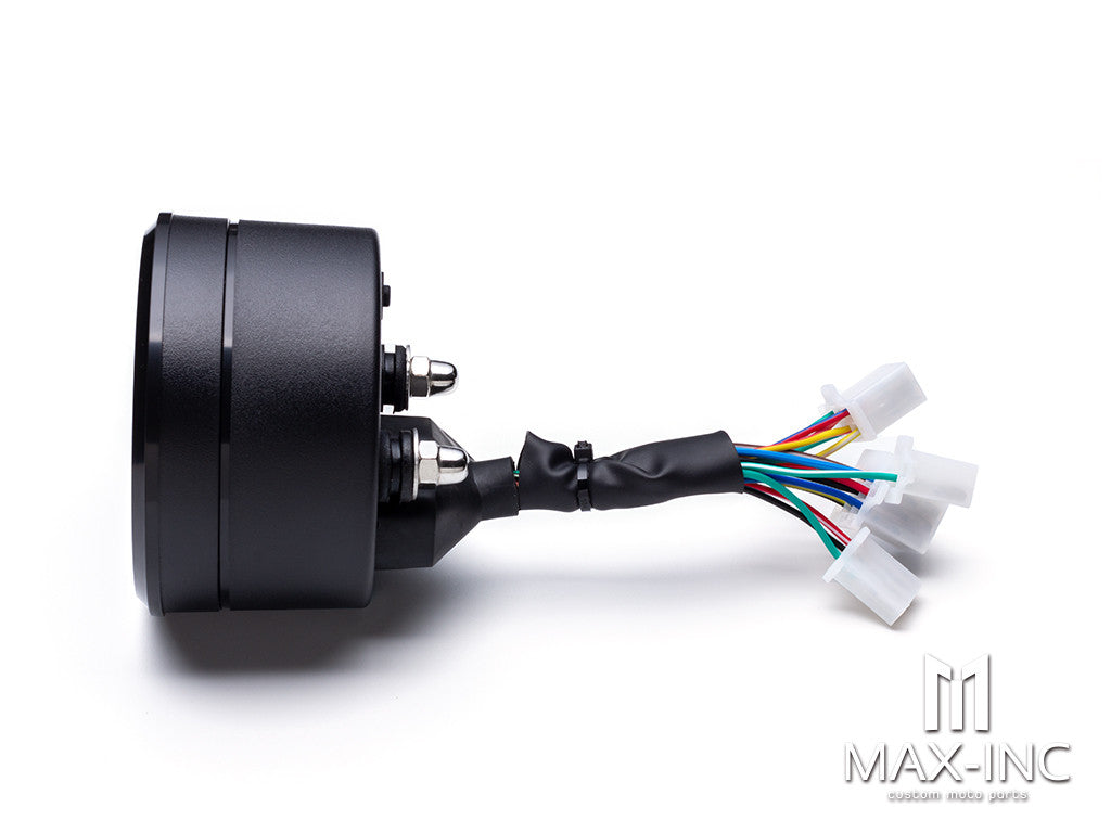 95mm Digital LCD Electronic Integrated Speedometer / Tacho Gauge
