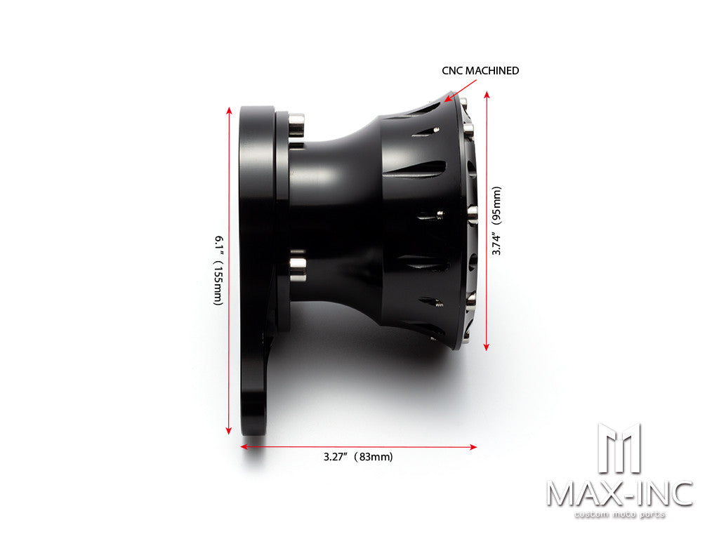 Motorcycle CNC Black Velocity Stack Air Cleaner Intake Filter CNC Aluminum For Harley Sportster 883 1200 XL 48 72 1991-2016