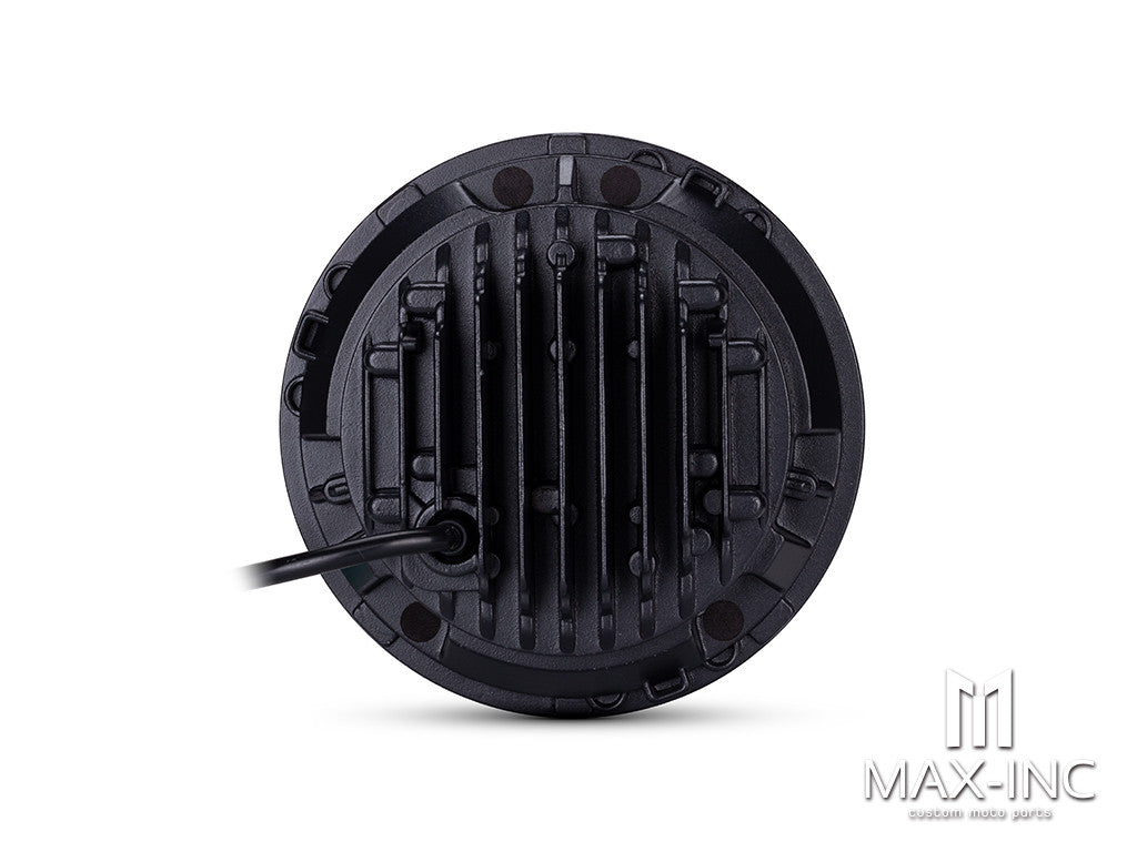 7" LED Headlight + Integrated DRL & Half Moon Turn Signals