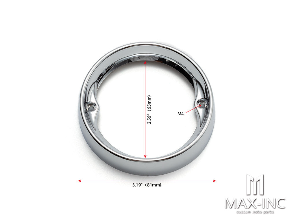 Motorcycle Turn Signal Light Bezels Indicator Lens Trim Ring Visor Cover For Harley Sportster XL Softail Dyna Touring FLHR FL