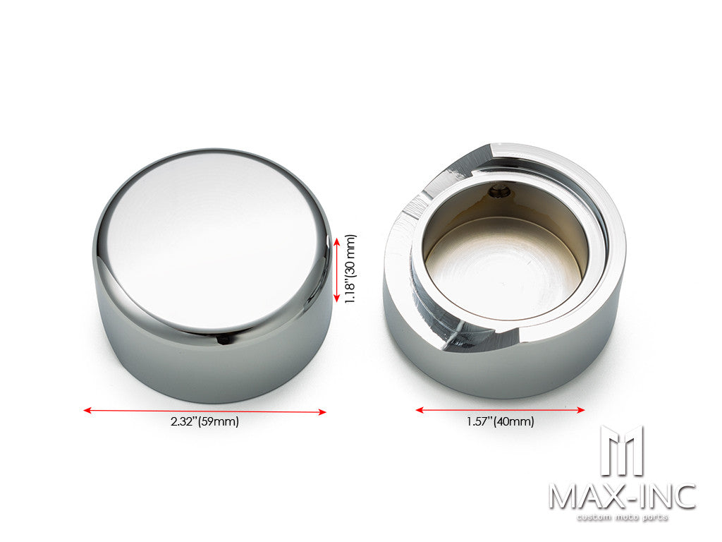 Chrome UPPER FORK CAPS Covers For Harley for Softail Breakout FXBR FXBRS