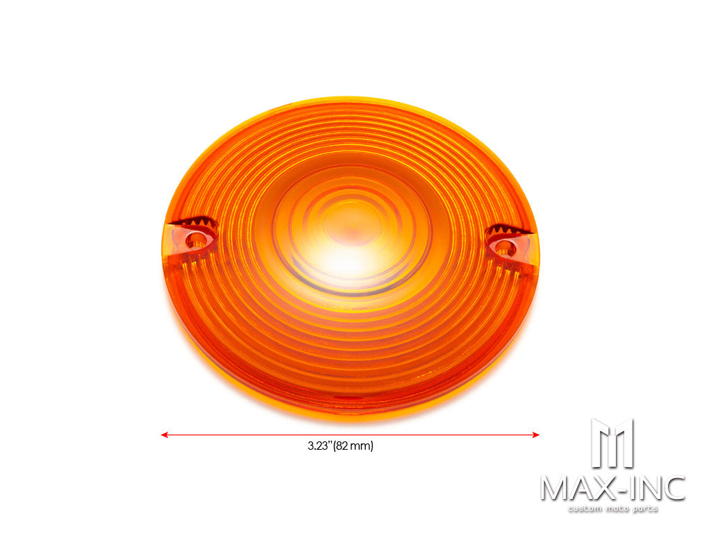 Motorcycle 4PCS Turn Signal Light Lens Cover Orange Lamp Lens Cover Plastic For Harley Touring Road King Softail