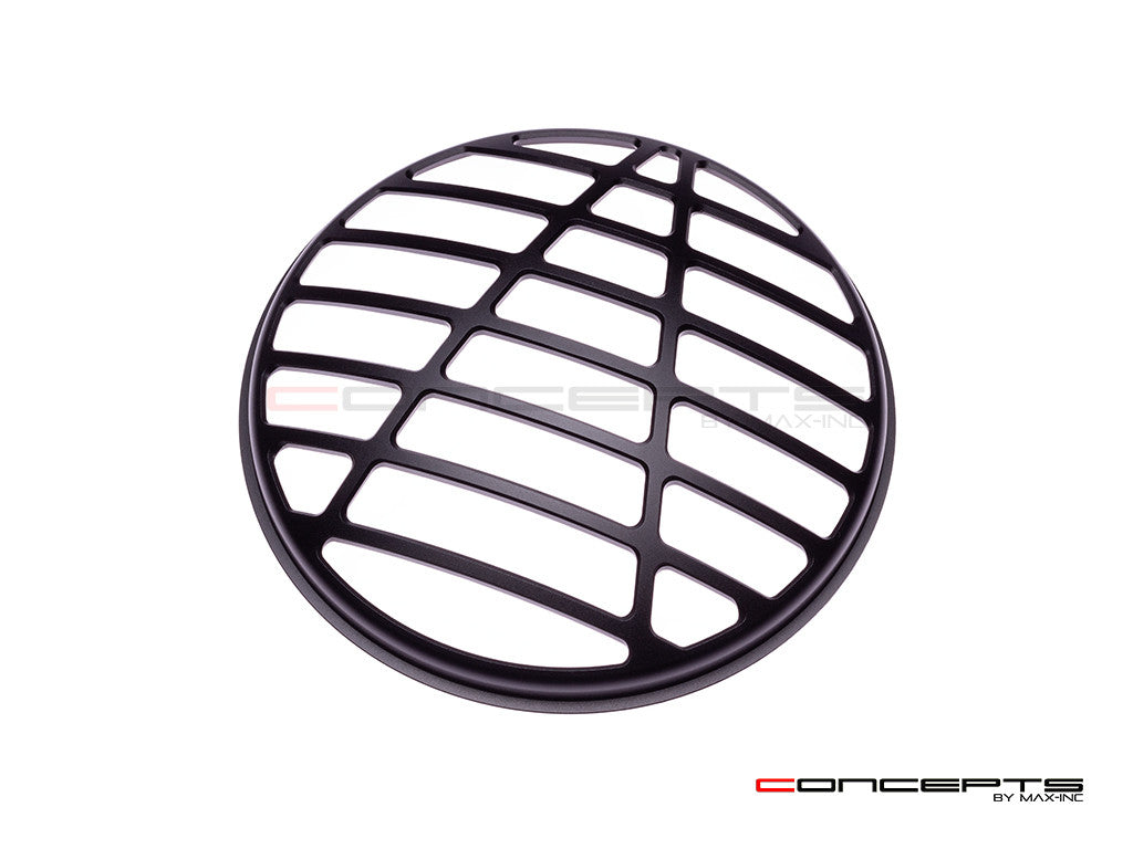 7" Atec Design Black CNC Aluminum Headlight Guard Cover