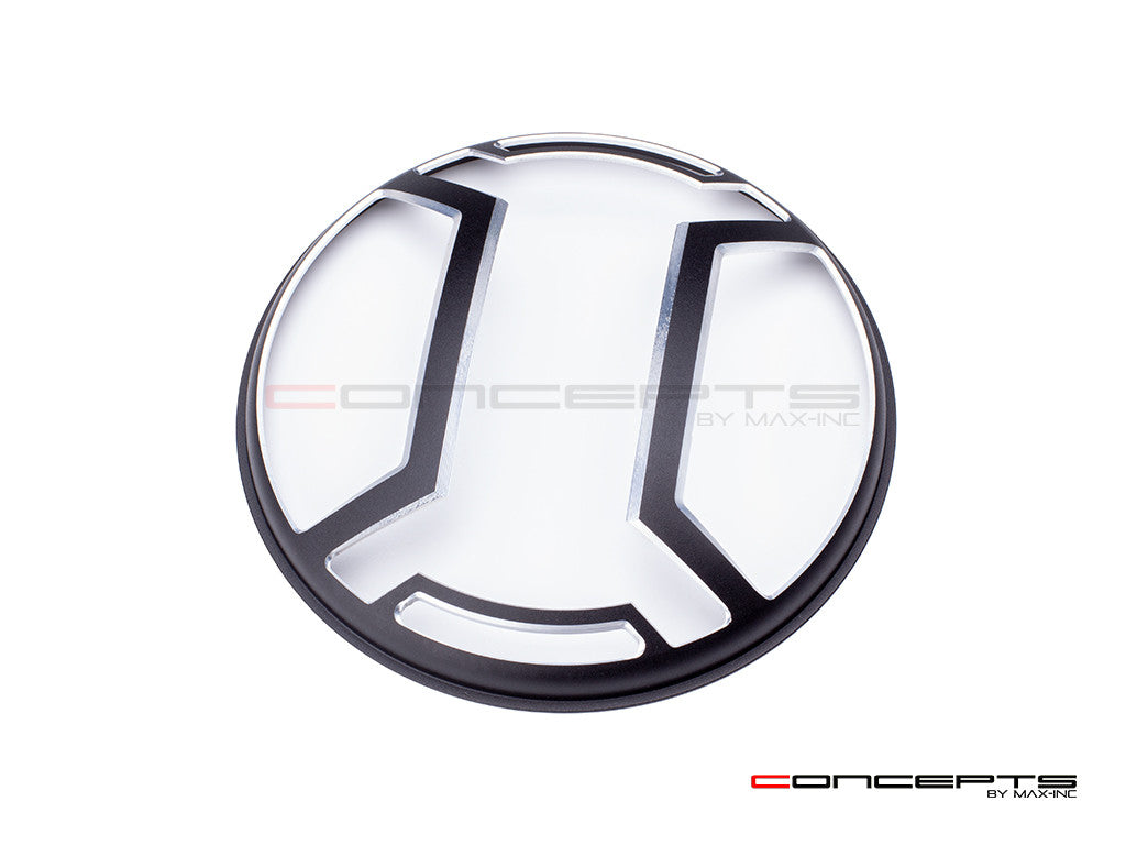 5.75" Armour Design Black / Contrast CNC Aluminum Headlight Guard Cover