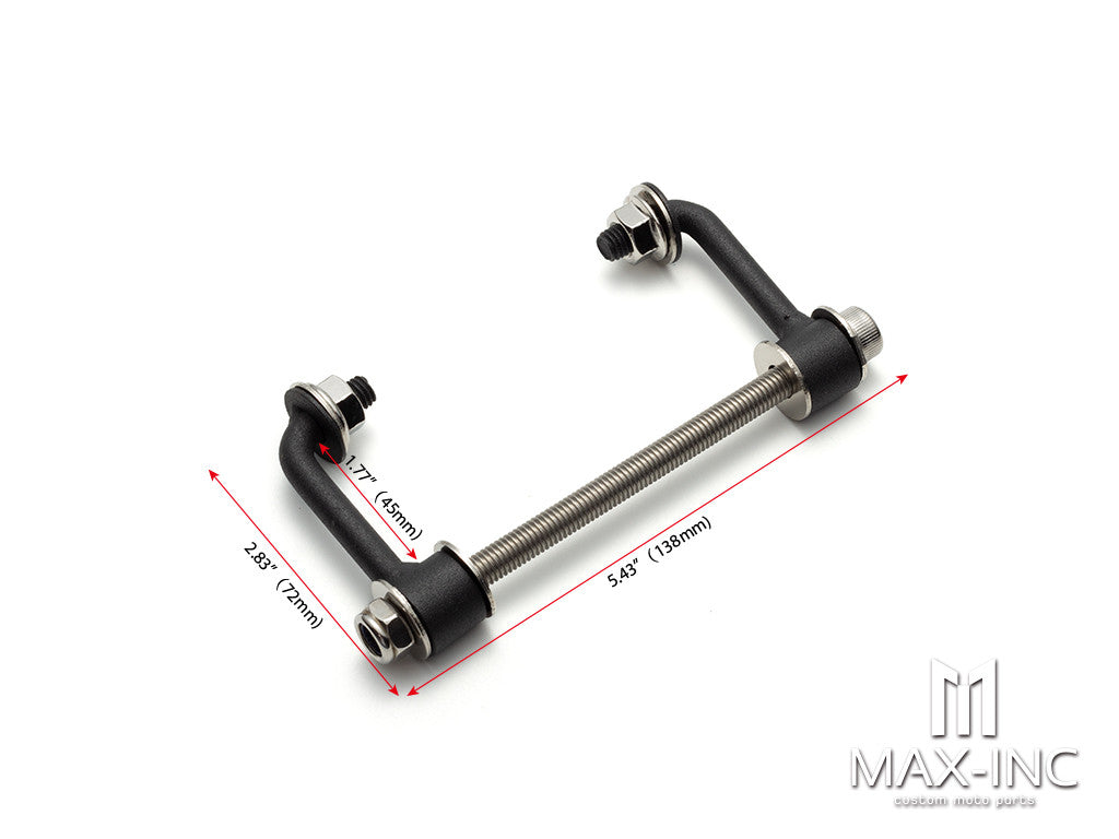 Motorcycle Black Billet 2" Gas Tank Lifts Kit Fit For Harley Sportster Nightster 48 72 XL883 Iron 1200 All Model
