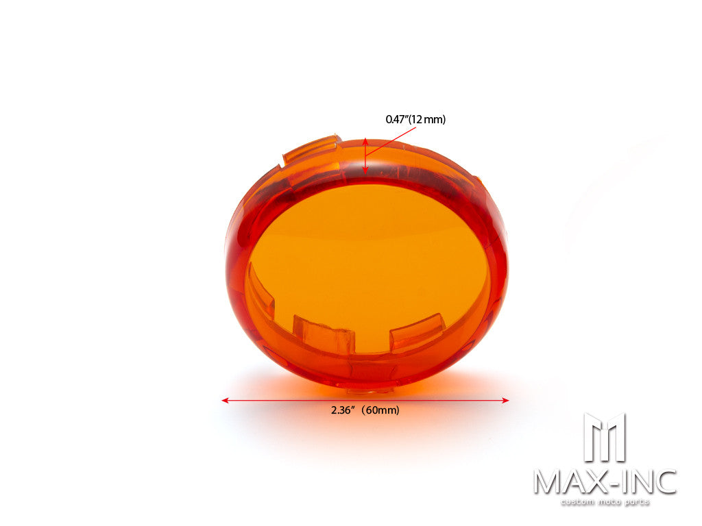 Yellow Turn Signals Light Motorcycle Indicator Lens Cover For Harley Sportster 883 1200 Touring Road King Dyna Softail Heritage Fatboy