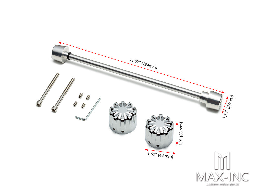 18-21 Softail soft tail series (not suitable for FXFB and FXFBS) model B front axle cover installation kit