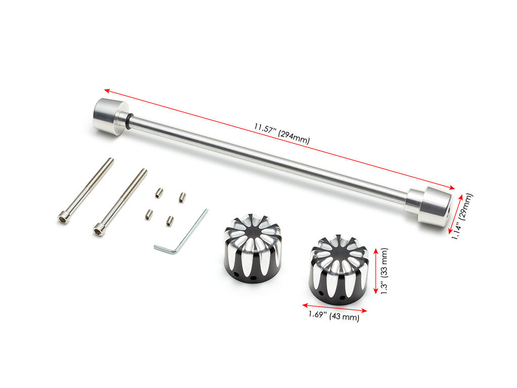 18-21 Softail soft tail series (not suitable for FXFB and FXFBS) model A front axle cover installation kit