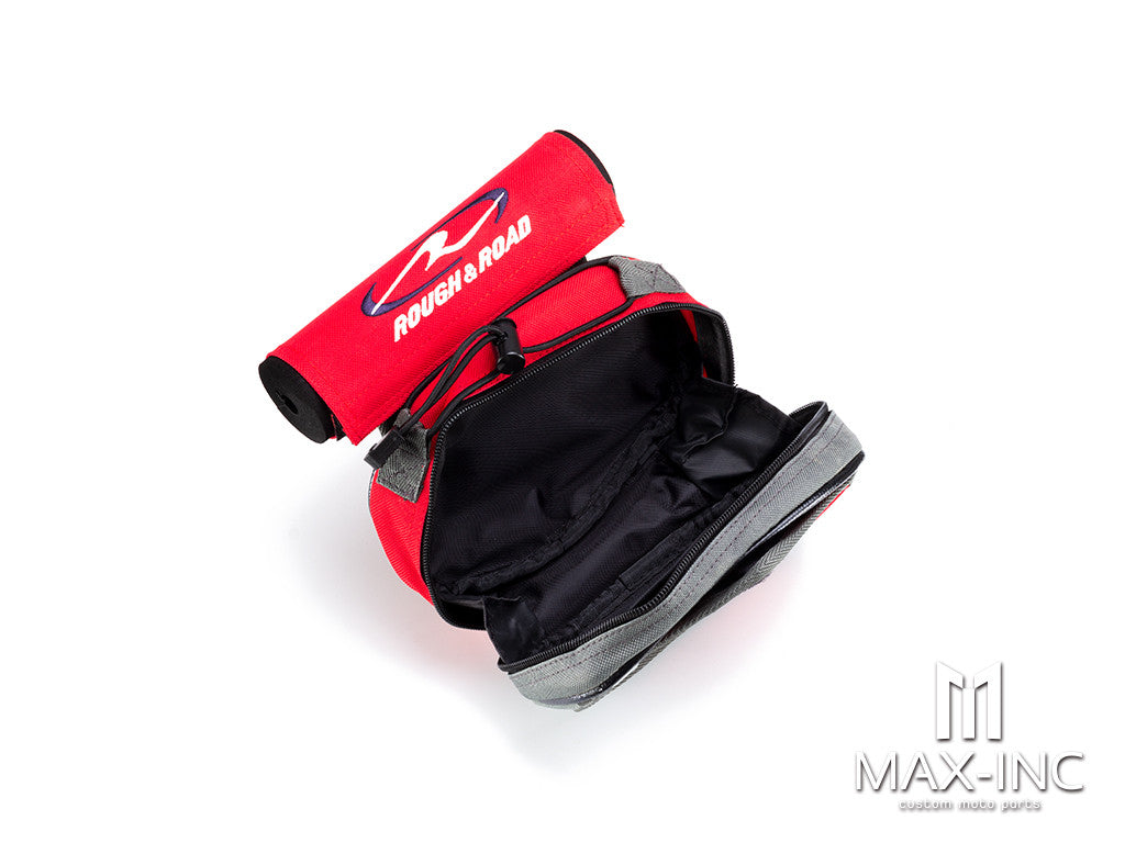 High Quality Red Universal Motorcycle Handlebar Mount Tool / Map Bag
