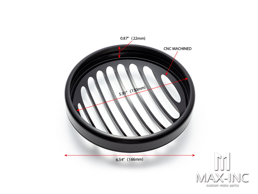 For Harley Sportster XL 883 Iron 1200 04-14 Custom XL1200C 1200 Motorcycle 5 3/4" ABS Led Headlight Grill Coverl