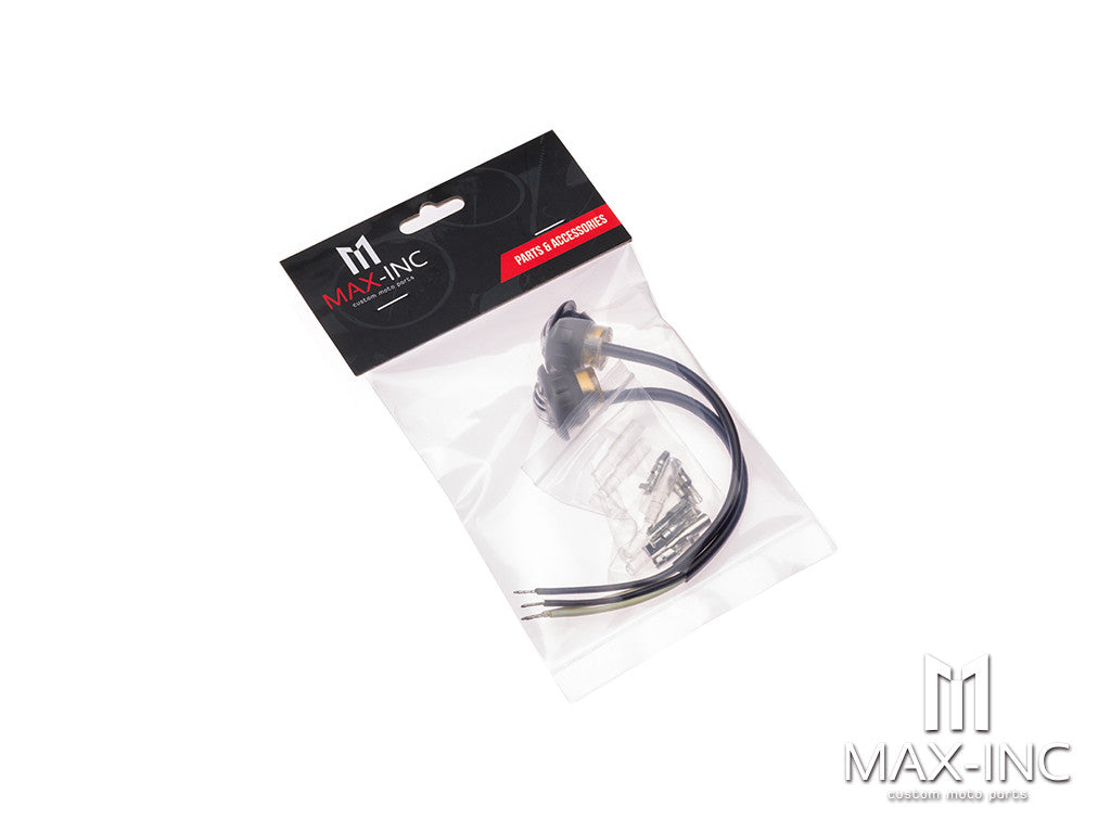 AMBER 12v Round Flush Mount LED Mini Marker Lights