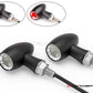 MAX LADZ Black + Natural CNC Machined Alum Mini Rear LED Indicators / Turn Signals + Running Lights - Red