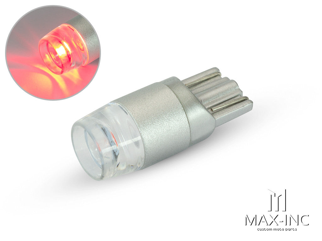 12v / T10 W5W LED Projector Bulb - Red