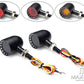 Black Bobber Alloy Integrated LED Stop / Tail Lights + Turn Signals