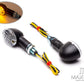 Black Mini Bubble Head LED Turn Signals / Indicators - Emarked