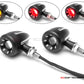 Cyclops Integrated LED Stop/Tail Light + Turn Signal – Black & Contrast Cut CNC Billet Aluminum