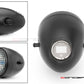 5.75" Vintage Style Black + Mesh Metal Headlight with Integrated GPS Speedometer - 55W Halogen, DOT/E-mark, IP67 Waterproof for Custom Bikes