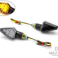 Black Mini LED Turn Signals / Indicators - Emarked