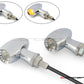 MAX LADZ Chrome CNC Machined Alum Mini LED Indicators / Turn Signals + Running Lights