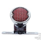 Chrome Mesh Grill Metal LED Stop / Tail Light