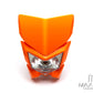 Orange Beasty Universal Supermoto Headlight Mask - 12v/35w