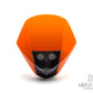 Orange Stealth Supermoto LED Headlight Mask - 20W Fork Mount