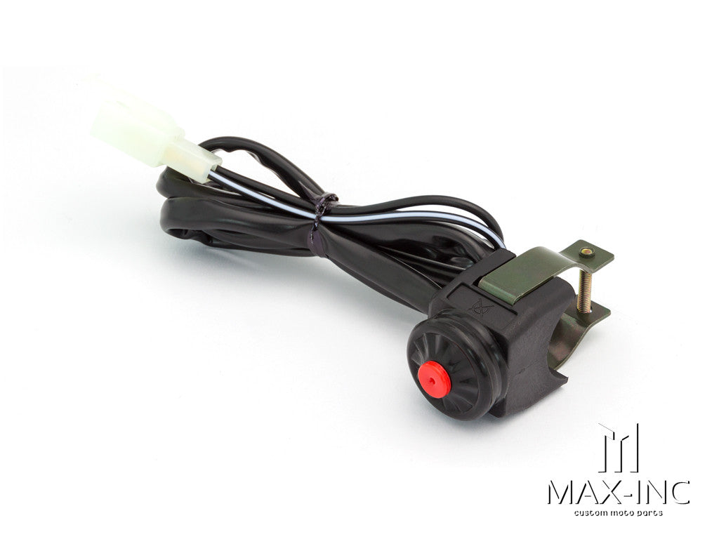 Universal 22mm Engine Kill Switch - Handlebar Mount Cut-Off for ATV/Dirt Bikes & Cafe Racers (7/8" Bars)