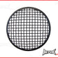 7 INCH Matte Black Mesh Grill Metal Headlight Cover