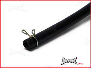 Black 4mm Silicone Fuel Line Hose - Length 40" (100cm)
