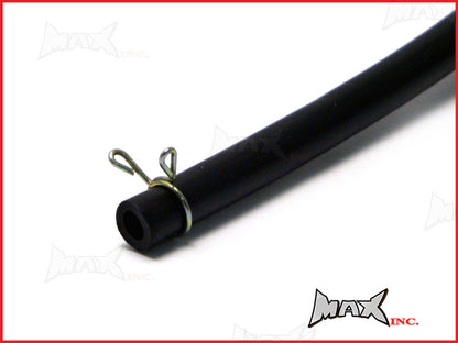 Black 4mm Silicone Fuel Line Hose - Length 40" (100cm)