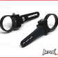 MAX Black Adjustable Aluminium LED Light Bar Brackets - 1.75" (43-45mm) Diameter