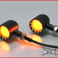Black Alloy Custom Bobber Turn Signals / Indicators