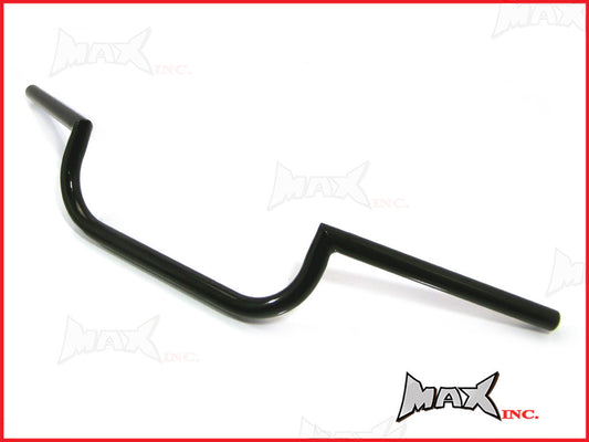 Black Cafe Racer Clubman Steel Handlebars - 7/8 (22mm)