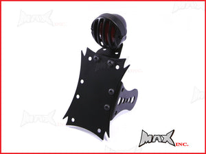 Black Side Axle Mount Prison Bar Grill LED Stop / Tail Light